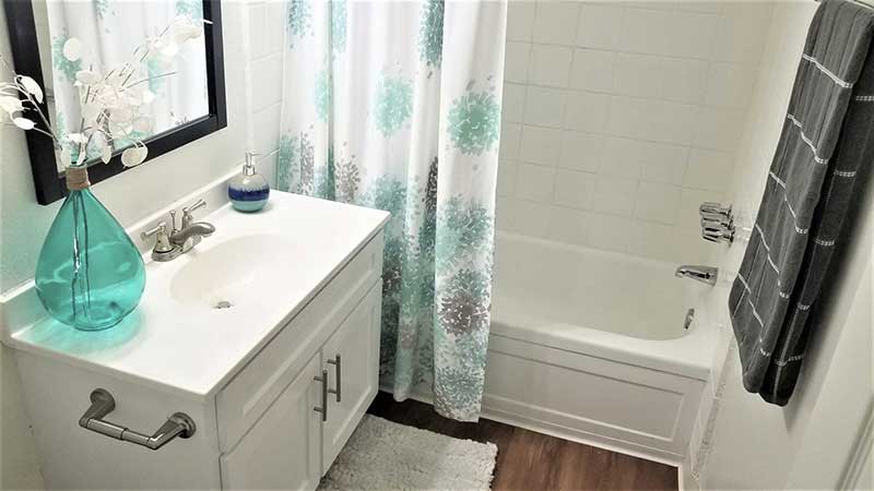 9212 Burke Street Apartments: Renovated Bathroom
